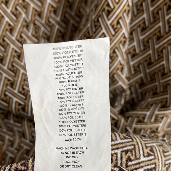 Michael Kors All Over Logo Print Front Tie Tunic Top Casual Plus Size 2X - Picture 7 of 10